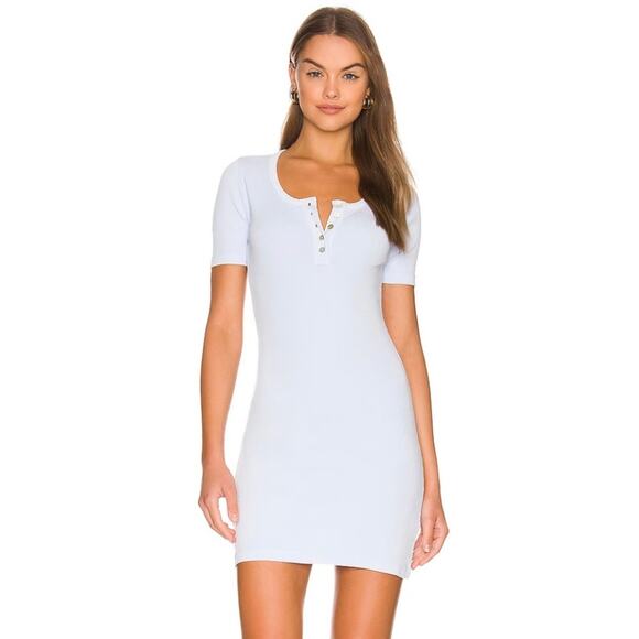 Tularosa Dresses & Skirts - Green The Lisa Mini Dress in Baby Blue Tularosa Color: Baby Blue Size XL